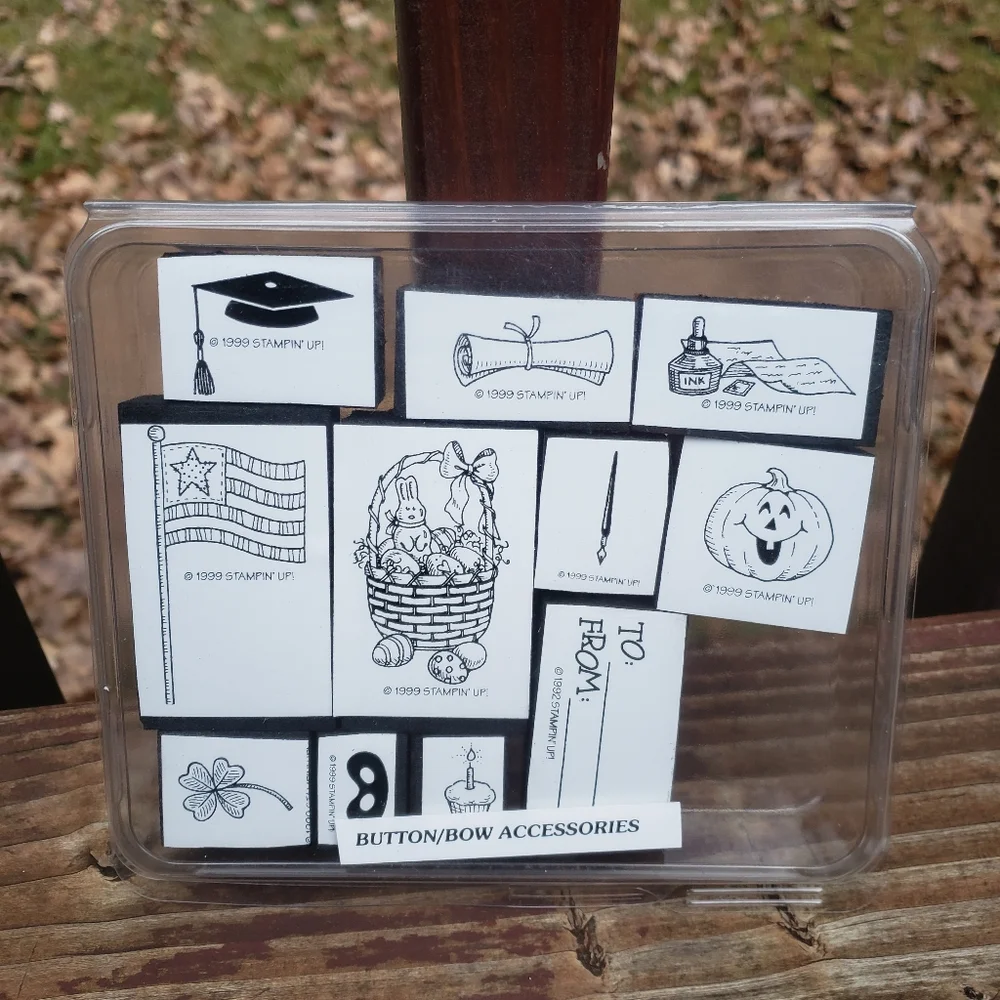 1999 & (1) 1992 Stampin' Up! Stamps - Special Occasion Collection (11 In Total)